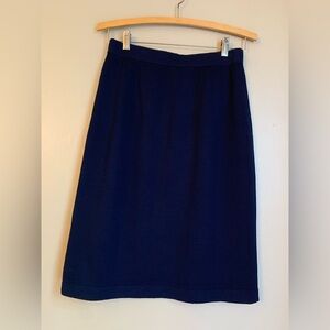 ST. JOHN basics Skirt Dark Blue size 14